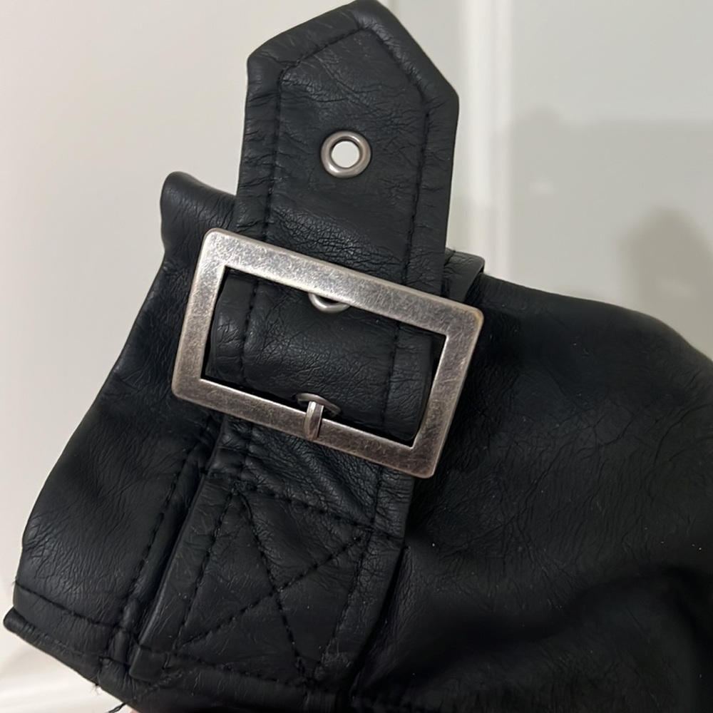 Max studio faux leather biker jacket - Picture 3 of 7